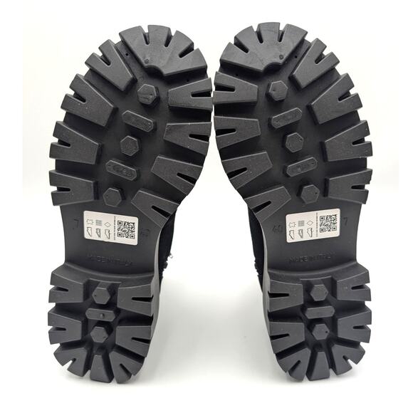 Asos Design Antigua Suede Sock Boots Round Toe Women's Black Size US9 EU40 - Picture 7 of 13